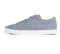 Tommy Hilfiger Men’s Core Canvas Low Top Vulcanised Trainers, Grey (Overcast Grey), 6.5
