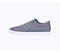 Tommy Hilfiger Men’s Core Chambray Low Top Vulcanised Trainers, Blue (Desert Sky), 11