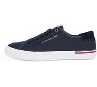 Tommy Hilfiger Men’s Core Corporate Canvas Low Top Vulcanised Trainers