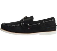 Tommy Hilfiger Men’s Core Suede Boat Shoes, Blue (Desert Sky), 9