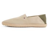 Tommy Hilfiger Men’s Core Textile Espadrilles with Logo, Beige (Beige), 8