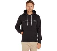 Tommy Hilfiger Men’s Core Tommy Logo Hoodie, Black (Jet Black), L