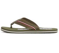 Tommy Hilfiger Men’s Corporate Flip Flops, Green (Army Green), 6.5