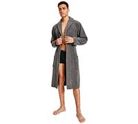 Tommy Hilfiger Men’s Cotton Bathrobe, Green (Magnet), S