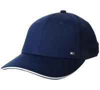 Tommy Hilfiger Men’s Cotton Billy Adjustable Flap Baseball Cap, Sky Captain, One Size