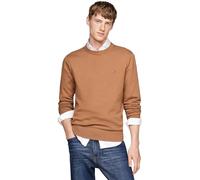 Tommy Hilfiger Men’s Crew Neck Regular Fit Jumper, Beige (Safari Canvas), S