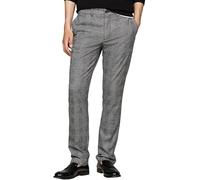 Tommy Hilfiger Men’s Denton Brushed Check Suit Trousers, Grey (Turbine Grey), 36W/32L