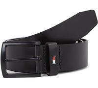 Tommy Hilfiger Men’s Denton Matte 3.5 Leather Belt, Black (Black), 33.5 inches