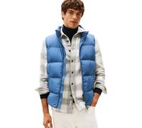 Tommy Hilfiger Men’s Down Gilet with Stand Collar, Blue (Aegean Sea), XL