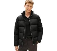 Tommy Hilfiger Men’s Down Puffer Jacket with Stand Collar, Black (Black), XXL