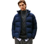 Tommy Hilfiger Men’s Down Puffer Jacket with Stand Collar, Blue (Desert Sky), XXL