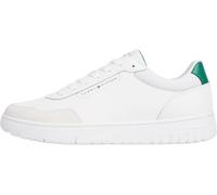 Tommy Hilfiger Men’s Elegant Basket Core Court Trainers, White (Ecru), 10.5