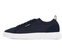 Tommy Hilfiger Men’s Elegant Light Knit Seasonal Vulcanised Trainers, Blue (Desert Sky), 6.5