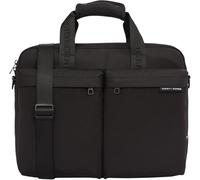 Tommy Hilfiger Men’s Element Repreve Laptop Bag with Detachable Strap, Black (Black), One Size