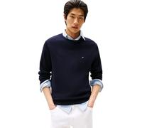 Tommy Hilfiger Men’s Essential Cotton Crew Neck Jumper, Blue (Desert Sky), S