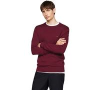 Tommy Hilfiger Men’s Essential Cotton Crew Neck Jumper, Red (Deep Rouge), XL