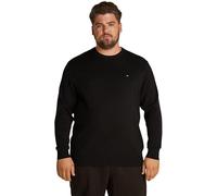 Tommy Hilfiger Men’s Essential Cotton Round Neck Jumper, Black (Black), XXL