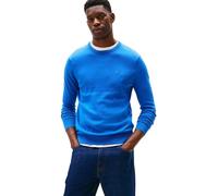 Tommy Hilfiger Men’s Essential Cotton Round Neck Jumper, Blue (Blue Orbit), S