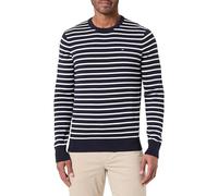 Tommy Hilfiger Men’s Essential Cotton Round Neck Jumper, Multicolor (Desert Sky/Ivory), XS