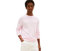 Tommy Hilfiger Men’s Essential Cotton Round Neck Jumper, Pink (Pink Lily), XL