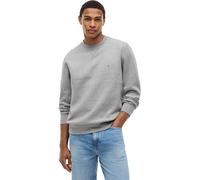 Tommy Hilfiger Men’s Essential Crew Neck Regular Fit Fleece Sweatshirt, Grey (Medium Grey Heather), S