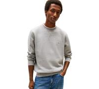 Tommy Hilfiger Men’s Essential Crew Neck Regular Fit Fleece Sweatshirt, Grey (Medium Grey Heather), XXXL