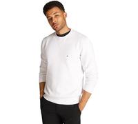 Tommy Hilfiger Men’s Essential Crew Neck Regular Fit Fleece Sweatshirt, White (White), XL