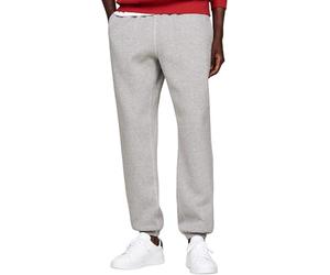 Tommy Hilfiger Men’s Essential Fleece Drawstring Joggers, Grey (Medium Grey Heather), XL