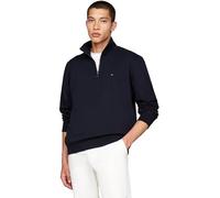 Tommy Hilfiger Men’s Essential Half Zip Fleece Sweatshirt, Blue (Desert Sky), XXL