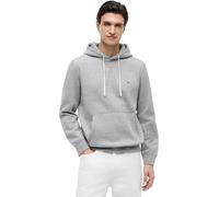 Tommy Hilfiger Men’s Essential Regular Fit Fleece Hoodie, Grey (Medium Grey Heather), S