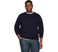Tommy Hilfiger Men’s Essential Structure Crew Neck Knitted Jumper, Blue (Desert Sky), XXL
