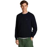 Tommy Hilfiger Men’s Essential Structure Crew Neck Regular Fit Jumper, Blue (Desert Sky), XS