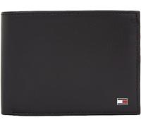 Tommy Hilfiger Men’s Eton Wallet with Coin Pocket, Black (Black), One Size