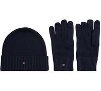 Tommy Hilfiger Men’s Flag Hat and Scarf Gift Set, Blue (Space Blue), One Size