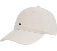 Tommy Hilfiger Men’s Flag Oxford 6 Panel Cotton Cap, Beige (Safari Canvas), One Size
