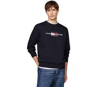 Tommy Hilfiger Men’s Flag Sweatshirt without Hood, Blue (Desert Sky), 3XL