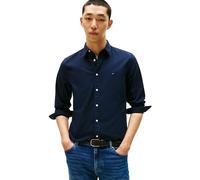 Tommy Hilfiger Men’s Flex Poplin Kent Collar Slim Fit Shirt, Blue (Desert Sky), S