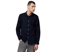 Tommy Hilfiger Men’s Flex Poplin Kent Collar Slim Fit Shirt, Blue (Desert Sky), XXXL