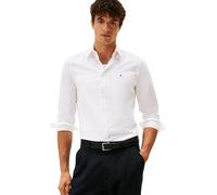 Tommy Hilfiger Men’s Flex Poplin Kent Collar Slim Fit Shirt, White (White), M