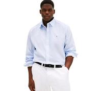 Tommy Hilfiger Men’s Flex Poplin Micro Regular Fit Shirt, Blue (Blue Spell/Allover), 2XL