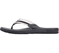 Tommy Hilfiger Men’s Flip Flops Moulded Beach Sandals with Webbing Straps, Black (Black), 6.5