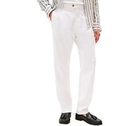 Tommy Hilfiger Men’s Harlem Satin Relaxed Fit Chinos, White (Th Optic White), 34W/34L