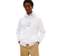 Tommy Hilfiger Men’s Ithaca Flag Cotton Hoodie, White (White), L