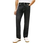 Tommy Hilfiger Men’s Jeans Regular Straight Dover in Cotton, Black (Dex Black), 38W/32L