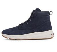 Tommy Hilfiger Men’s Light Hybrid Leather Ankle Boots, Blue (Desert Sky), 6.5