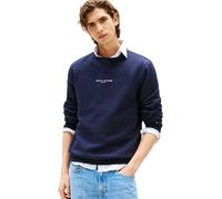 Tommy Hilfiger Men’s Logo Crew Neck Sweatshirt, Blue (Desert Sky), XL