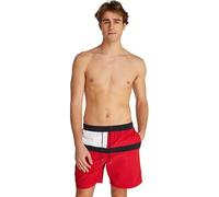 Tommy Hilfiger Men’s Long Drawstring Swim Shorts, Red (Primary Red), XL