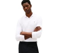 Tommy Hilfiger Men’s Long Sleeve Liquid Cotton Regular Fit Polo Shirt, White (White), XL