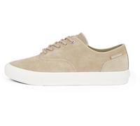 Tommy Hilfiger Men’s Low Oxford Suede Vulcanised Trainers, Beige (Beige), 6.5