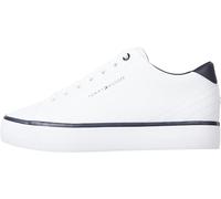 Tommy Hilfiger Men’s Low Top Vulcanised Trainers, White (White), 11